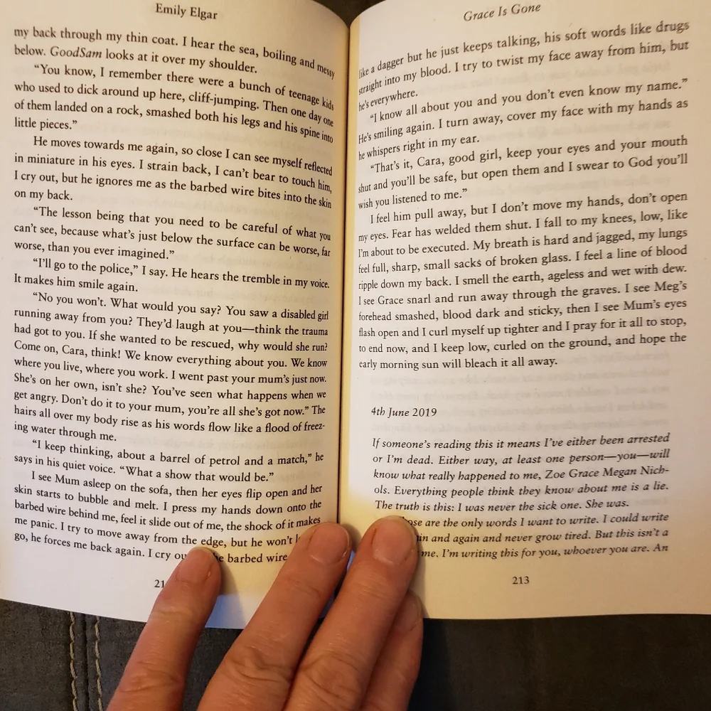 Grace is Gone by Emily Elgar‎ Paperback